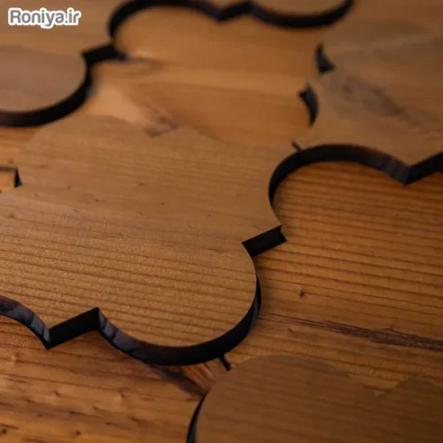 دیوار چوبی سنتی پشت چسب‌دار