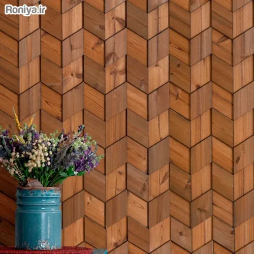 دیوارپوش چوبی چسبی 2 دیوارپوش چوبی چسبی