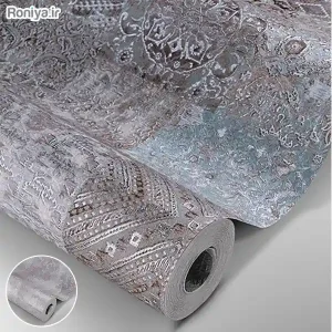 ست کاغذ دیواری طرح چهل تیکه کد 00111 + ساده 4 کاغذ دیواری طرح چهل تیکه