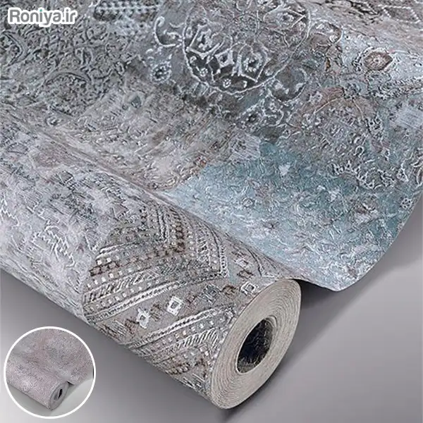 کاغذ دیواری طرح چهل تیکه رنگی