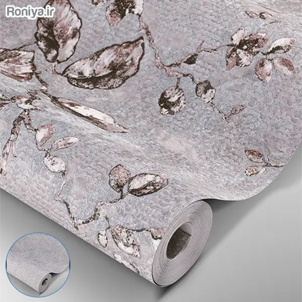 کاغذ دیواری طرح شاخ و برگ