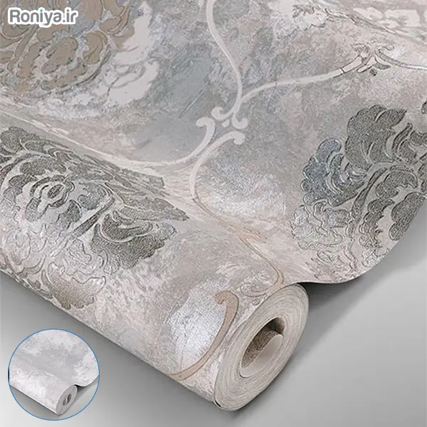 کاغذ دیواری مینیمال طرح داماسک