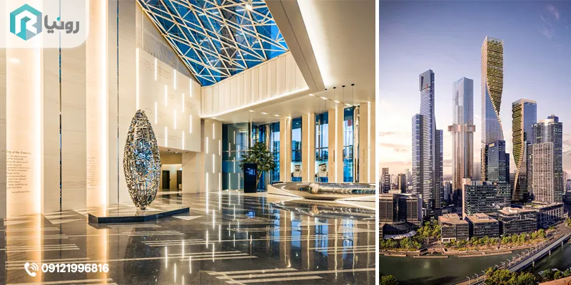 Interior design of the tower