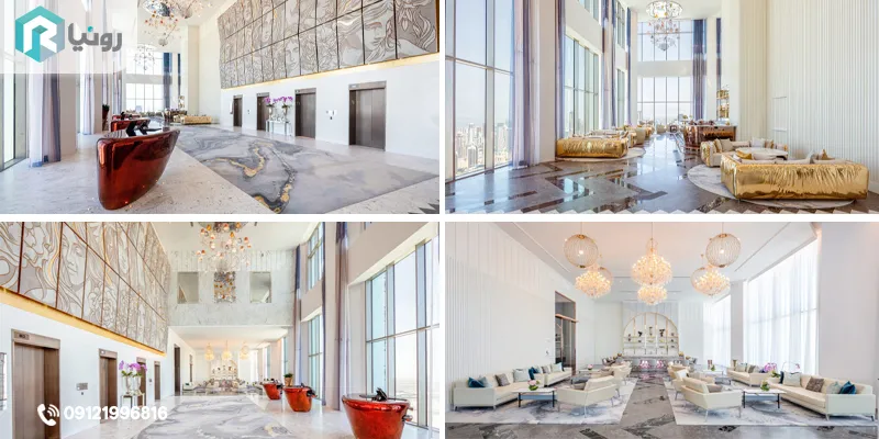 Interior design of the tower