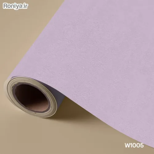 کاغذ دیواری ساده بنفش و یاسی رنگ (8 رنگ) 6 کاغذ دیواری ساده بنفش روشن W1005