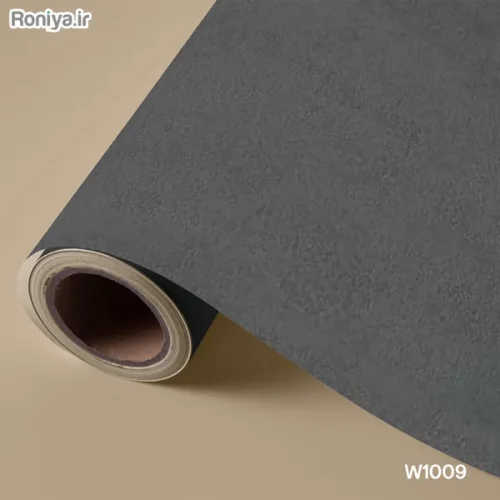 کاغذ دیواری ساده طوسی و نقره ای رنگ (8 رنگ) 2 کاغذ دیواری دودی ساده W1009