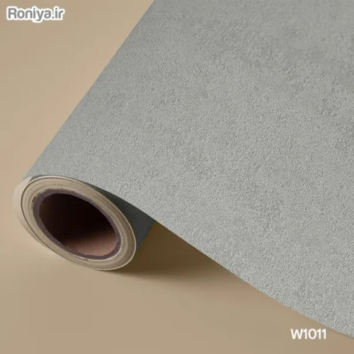 کاغذ دیواری ساده طوسی و نقره ای رنگ (8 رنگ) 4 کاغذ دیواری طوسی ساده W1011