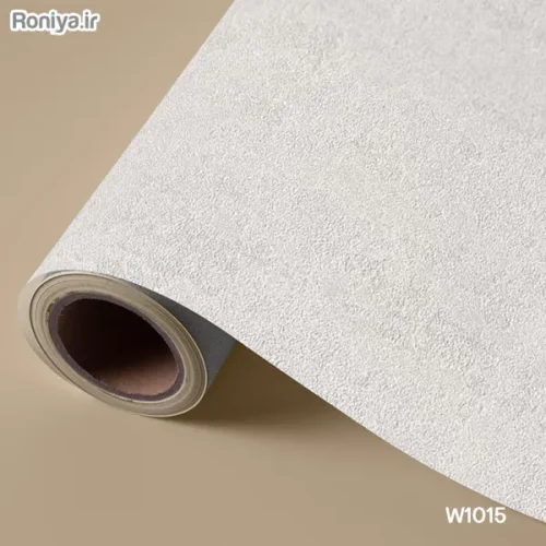 کاغذ دیواری ساده طوسی و نقره ای رنگ (8 رنگ) 8 کاغذ دیواری ساده نقره ای روشن W1015