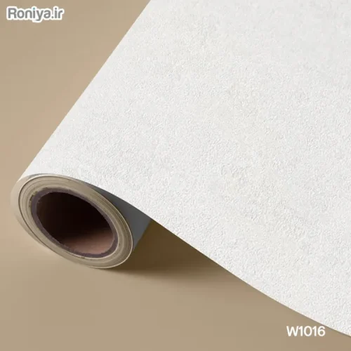 کاغذ دیواری ساده طوسی و نقره ای رنگ (8 رنگ) 9 کاغذ دیواری ساده سفید مایل به طوسی W1016