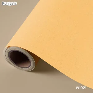 کاغذ دیواری ساده نارنجی خیلی روشن W1021