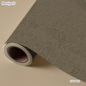 کاغذ دیواری ساده زغالی گرم W1025