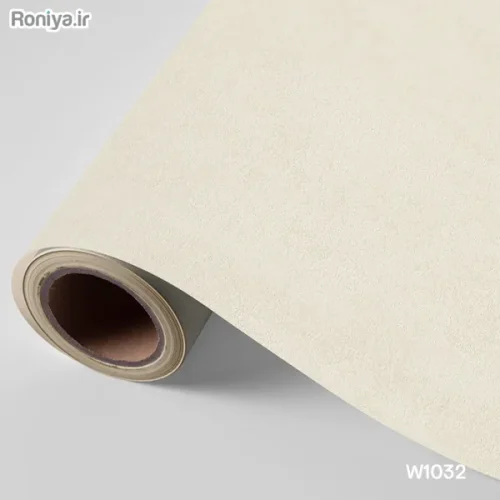کاغذ دیواری ساده با رنگهای نود (8 رنگ) 9 کاغذ دیواری ساده سفید استخوانی