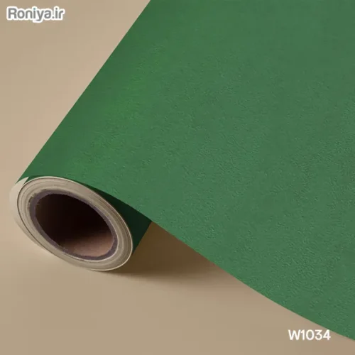 کاغذ دیواری ساده سبز رنگ (8 رنگ) 3 کاغذ دیواری سبز ساده کد W1034