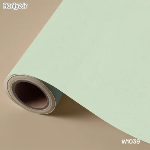 کاغذ دیواری ساده سبز رنگ (8 رنگ) 8 کاغذ دیواری ساده پسته ای روشن کد W1039
