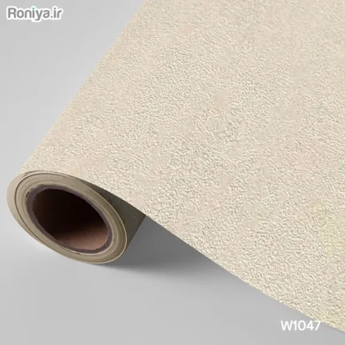 کاغذ دیواری ساده کرم و قهوهای رنگ (8 رنگ) 8 کاغذ دیواری ساده کرم W1047