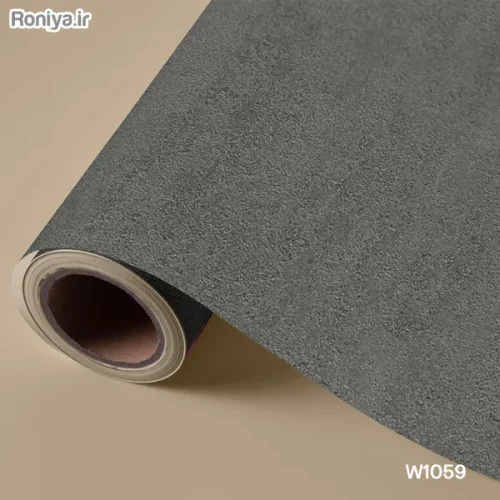 کاغذ دیواری ساده خاکستری و طوسی رنگ (8 رنگ) 4 کاغذ دیواری ساده خاکستری W1059
