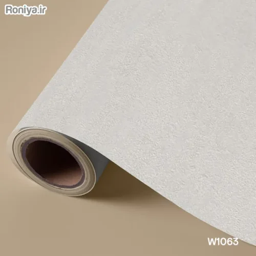 کاغذ دیواری ساده خاکستری و طوسی رنگ (8 رنگ) 8 کاغذ دیواری ساده نقره ای W1063