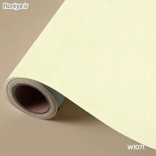 کاغذ دیواری ساده زرد رنگ (8 رنگ) 8 کاغذ دیواری ساده نباتی W1071