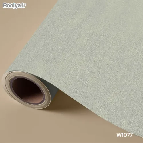 کاغذ دیواری ساده طوسی و قهوهای (8 رنگ) 6 کاغذ دیواری ساده فیلی روشن کد W1077