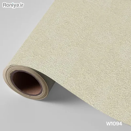 کاغذ دیواری نسکافهای طلایی ساده (8 رنگ) 7 کاغذ دیواری ساده کرم کاهی W1094