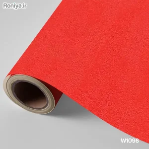 کاغذ دیواری ساده سرخ مرجانی W1098
