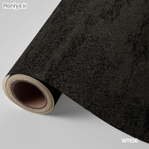 کاغذ دیواری مشکی ساده (8 رنگ) 3 کاغذ دیواری مشکی ساده W1106