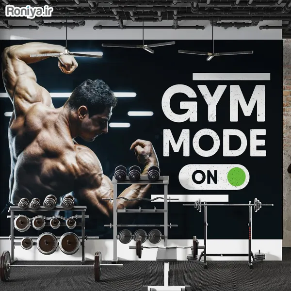 پوستر بدنسازی gym mode