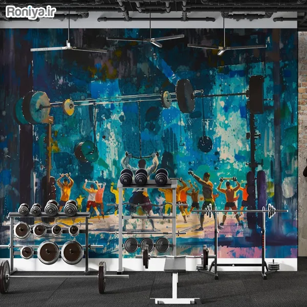 پوستر دیواری بدنسازان حرفه ای