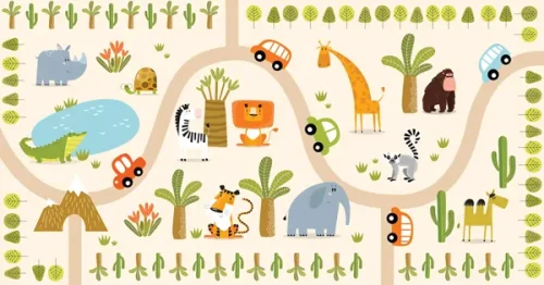 پوستر دیواری مهد کودک فانتزی