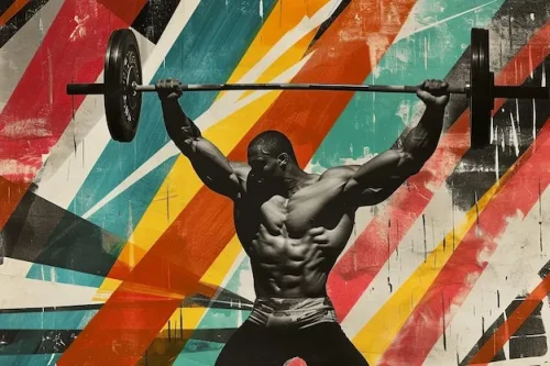 پوستر دیواری حرفه ای وزنهبردار 2 پوستر دیواری حرفه ای وزنهبردار