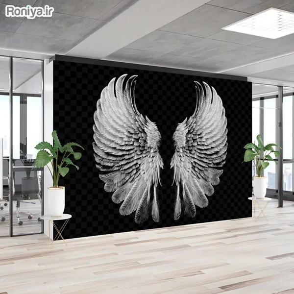 پوستر دیواری سه بعدی طرح بال