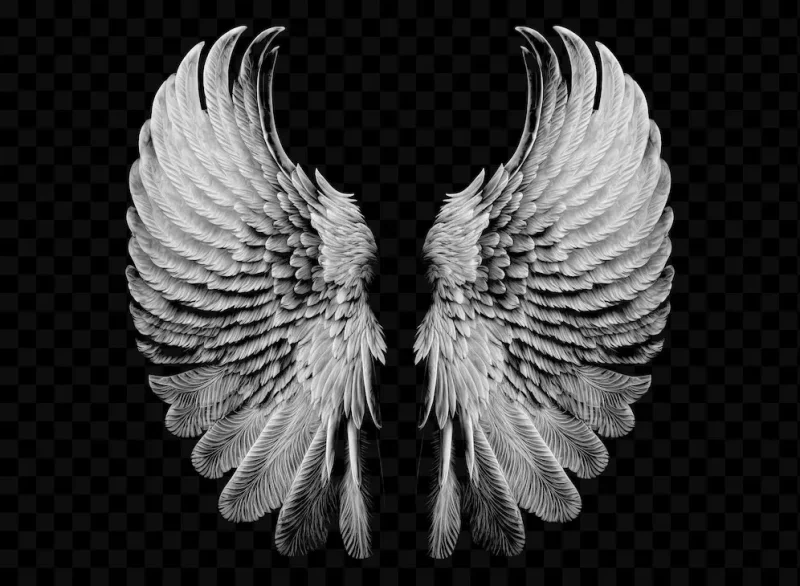 پوستر دیواری سه بعدی طرح بال