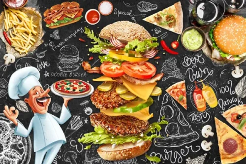 پوستر سه بعدی رستوران 2 پوستر سه بعدی رستوران - Image 2