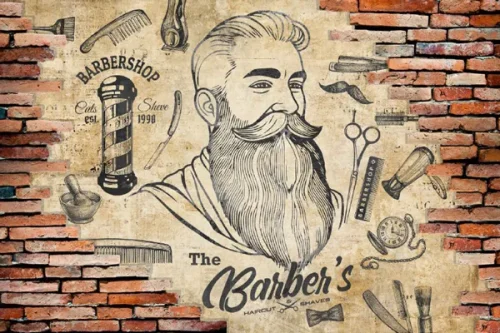 پوستر آرایشگاه مردانه جدید 2 پوستر آرایشگاه مردانه جدید