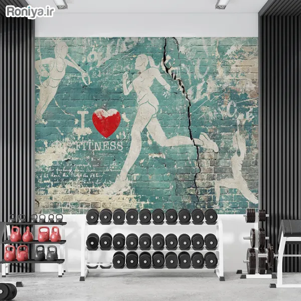 پوستر دیواری ورزشی FITNESS