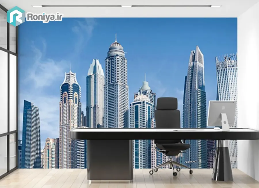 پوستر دیواری طرح برج های دبی 1 پوستر دیواری طرح برج های دبی