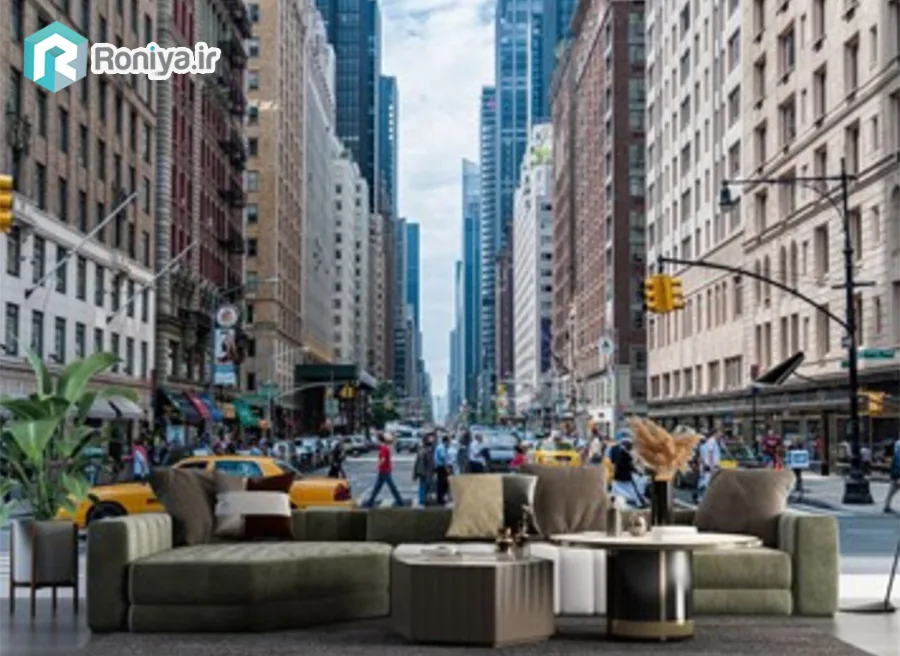 پوستر دیواری طرح خیابانهای نیویورک 1 پوستر دیواری طرح خیابانهای نیویورک