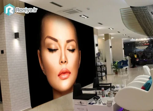 پوستر دیواری کلینیک زیبایی طرح فشیال پوست - Image 2