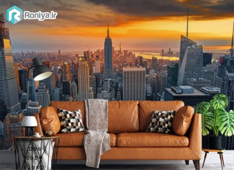 پوستر دیواری طرح غروب نیویورک 1 پوستر دیواری طرح غروب نیویورک