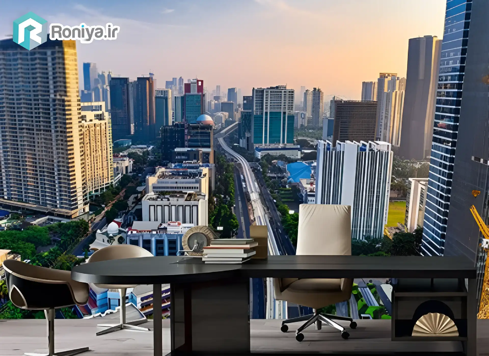 پوستر دیواری زیبا نمای شهر اندونزی 1 پوستر دیواری زیبا نمای شهر اندونزی