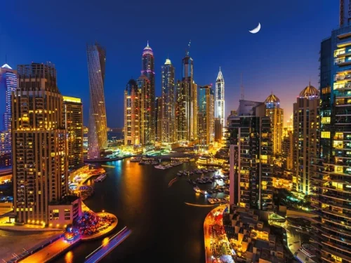 پوستر دیواری دبی طرح مارینا