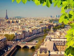 پوستر دیواری طرح نمای برج ایفل