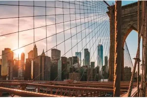 پوستر دیواری نیویورک طرح پل بروکلین 3 پوستر دیواری نیویورک طرح پل بروکلین