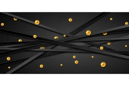 پوستر دیواری سه بعدی لاکچری طرح مروارید