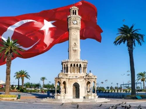 پوستر دیواری ساعت ازمیر ترکیه
