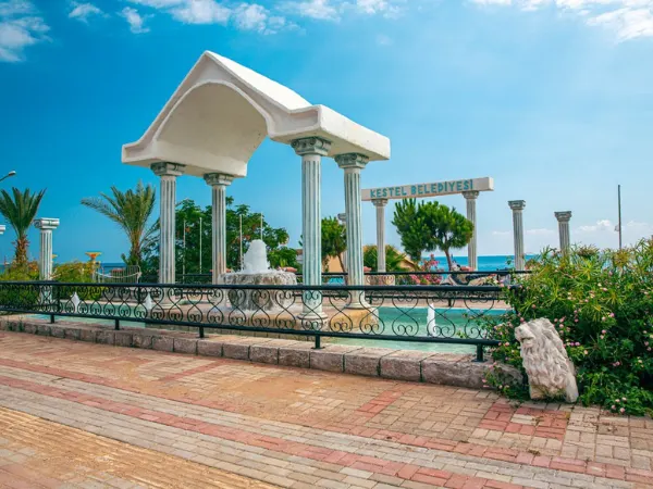 پوستر دیواری سه بعدی طرح ساحل آنتالیا 2 پوستر دیواری سه بعدی طرح ساحل آنتالیا