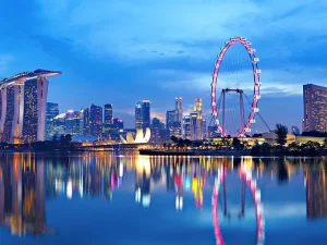 پوستر دیواری سه بعدی طرح شهر سنگاپور 3 پوستر دیواری سه بعدی طرح شهر سنگاپور