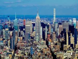 پوستر دیواری سه بعدی نمای شهر نیویورک