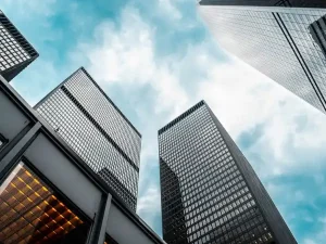 پوستر دیواری طرح ساختمانهای مدرن و آسمان 3 پوستر دیواری طرح ساختمانهای مدرن و آسمان