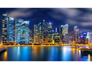 پوستر دیواری طرح شهر مدرن سنگاپور 3 پوستر دیواری طرح شهر مدرن سنگاپور